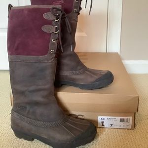 SOLD Ugg Belcloud boots- worn once!